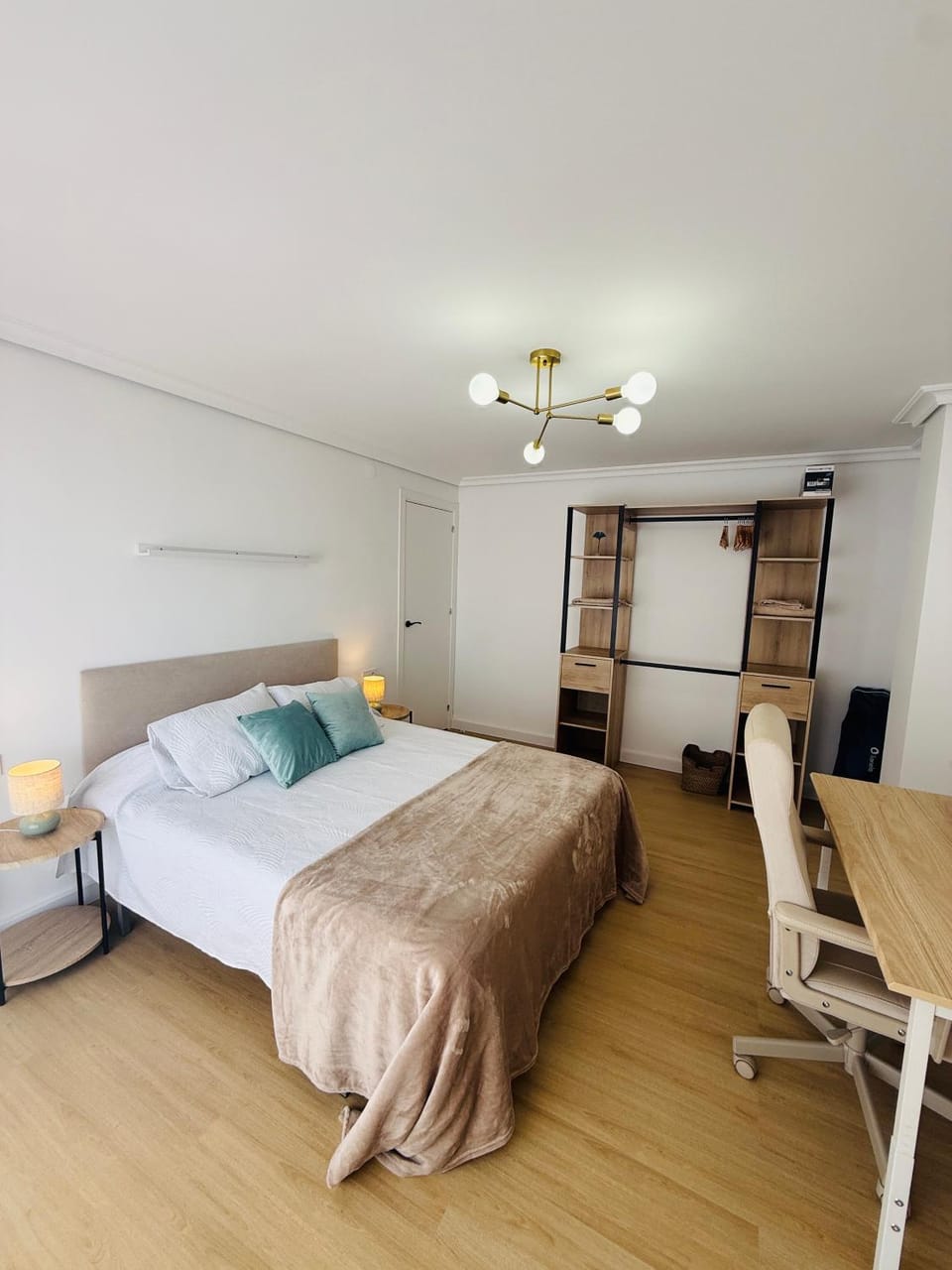 Bed, Photo of the whole room, Seating area, Bedroom, wardrobe