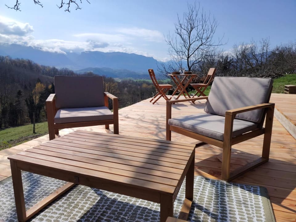 Natural landscape, Balcony/Terrace, Mountain view