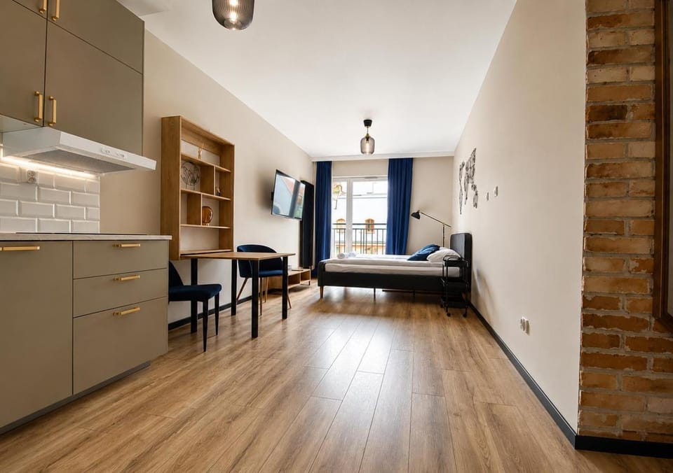 Bed, Kitchen or kitchenette, Living room, Photo of the whole room, Seating area, Dining area, Bedroom