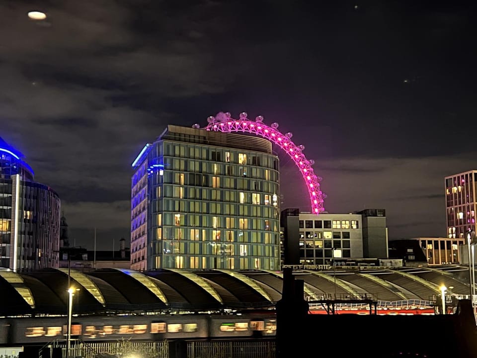 Property building, Night, City view