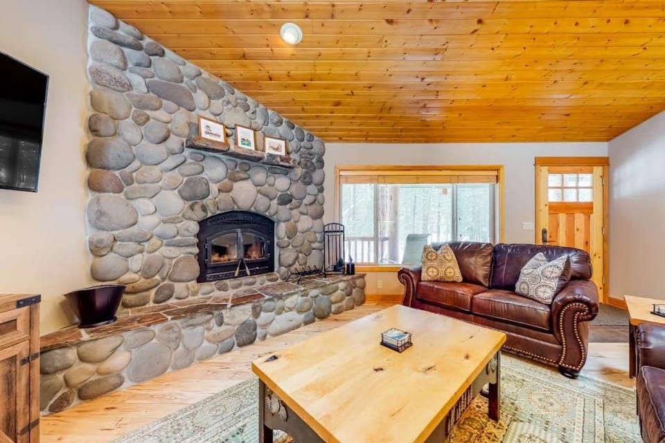 Dog-friendly home with central AC fireplace WiFi washer&dryer House in Three Rivers