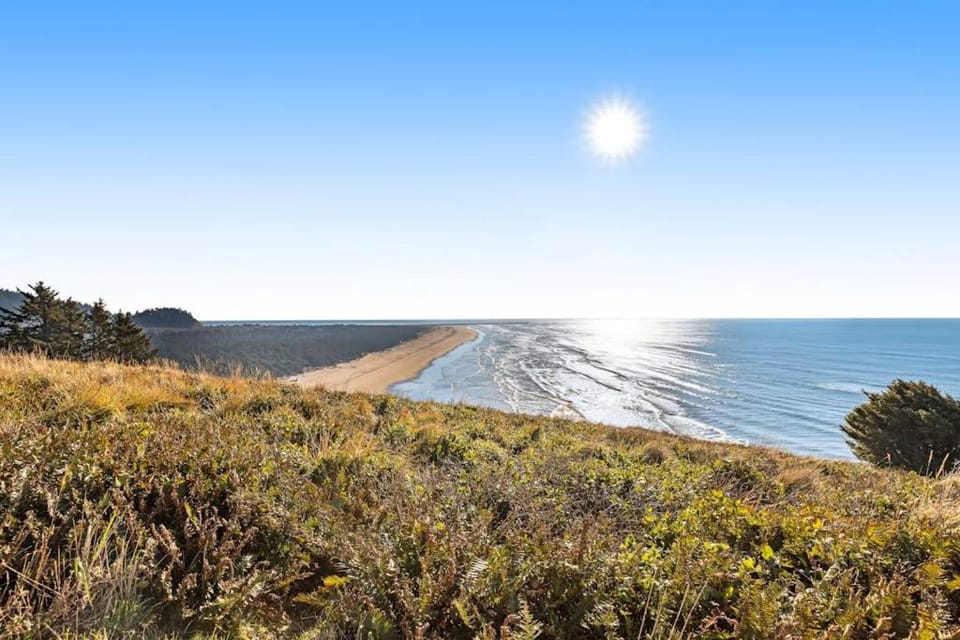Oceanfront Condo with stunning views WIFI W&D fireplace & great location House in Long Beach