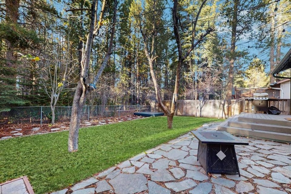 Dog-Friendly Home with Hot Tub Lovely Backyard Meadow Walk to Shops & Restaurants House in South Lake Tahoe