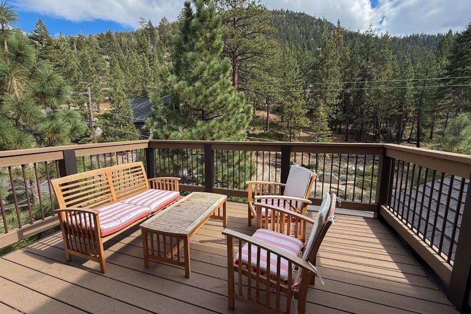 Large Mountain Home with Deck Views of Ski Resort Near Hiking Dog-Friendly House in South Lake Tahoe