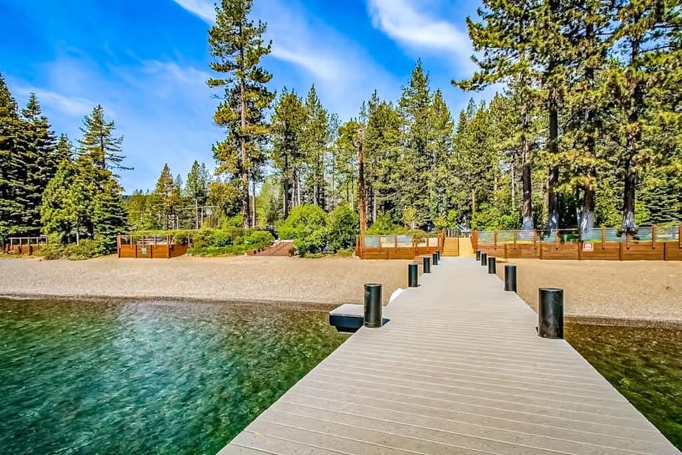 Pristine Modern Condo with Lake Views Fireplace Access to Private Beach House in Tahoe City