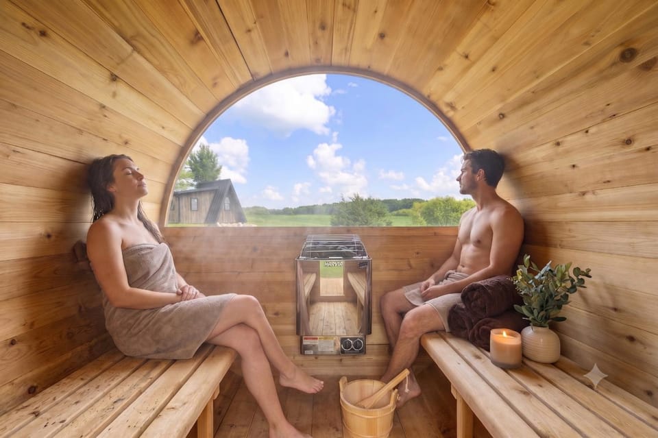 People, Natural landscape, Sauna, View (from property/room)