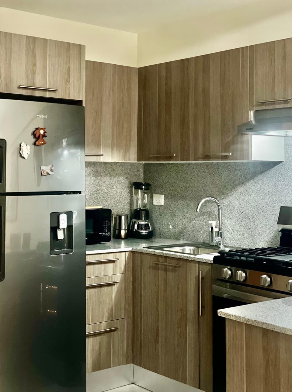 Coffee/tea facilities, Kitchen or kitchenette, oven, stove, toaster