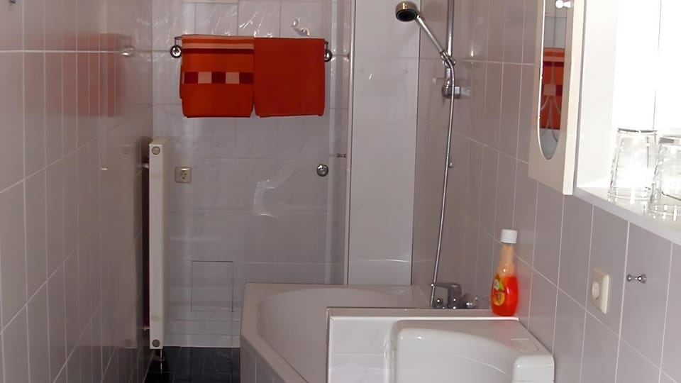 Bathroom, Living room