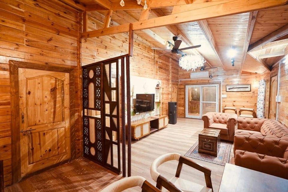 Arunam - A Royal Wooden Cottage & Pool Farmhouse House in Hyderabad