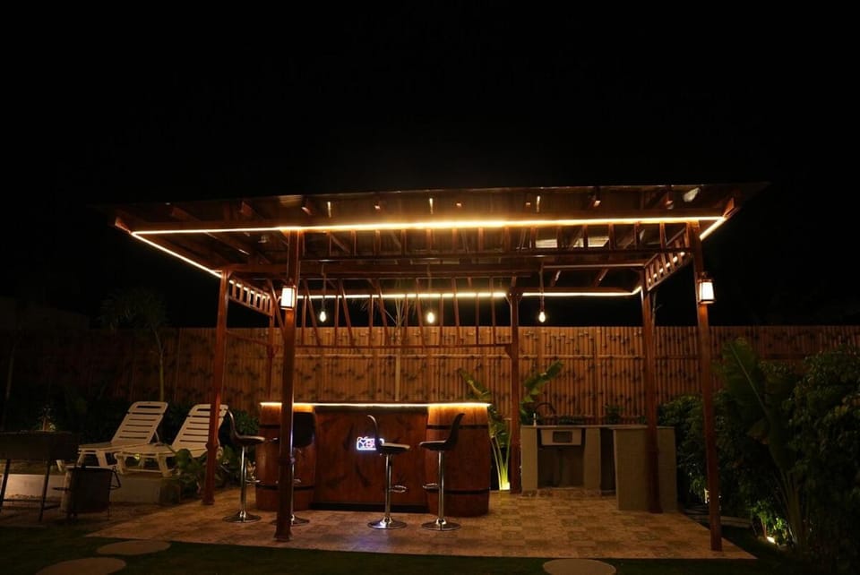 Arunam - A Royal Wooden Cottage & Pool Farmhouse House in Hyderabad