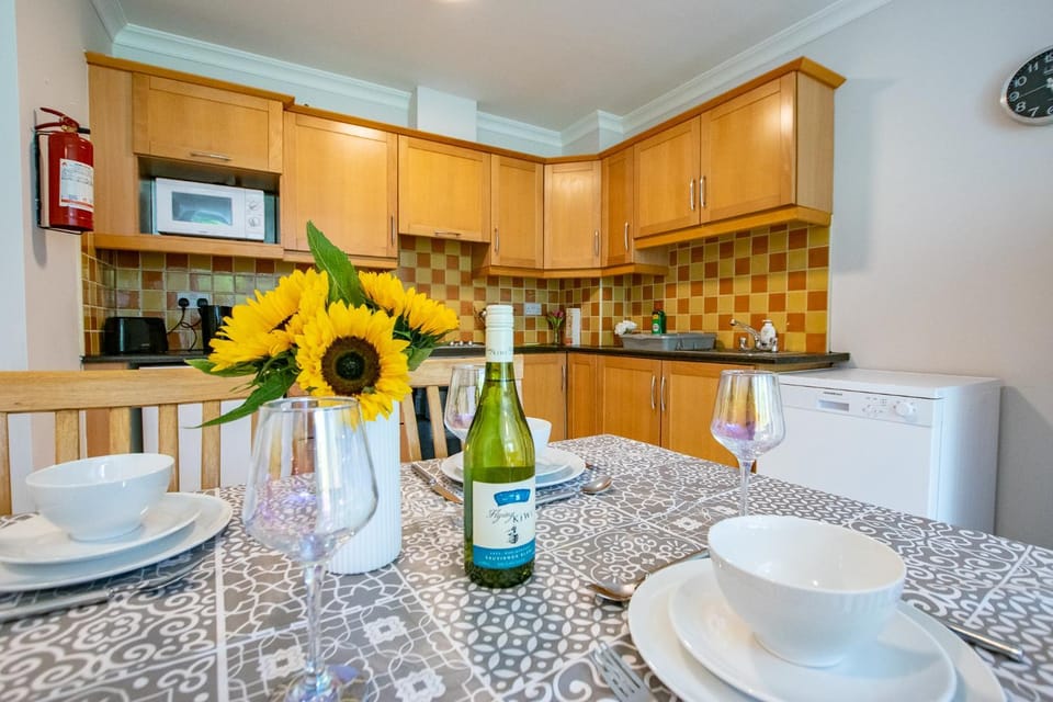 Kitchen or kitchenette, Dining area, stove