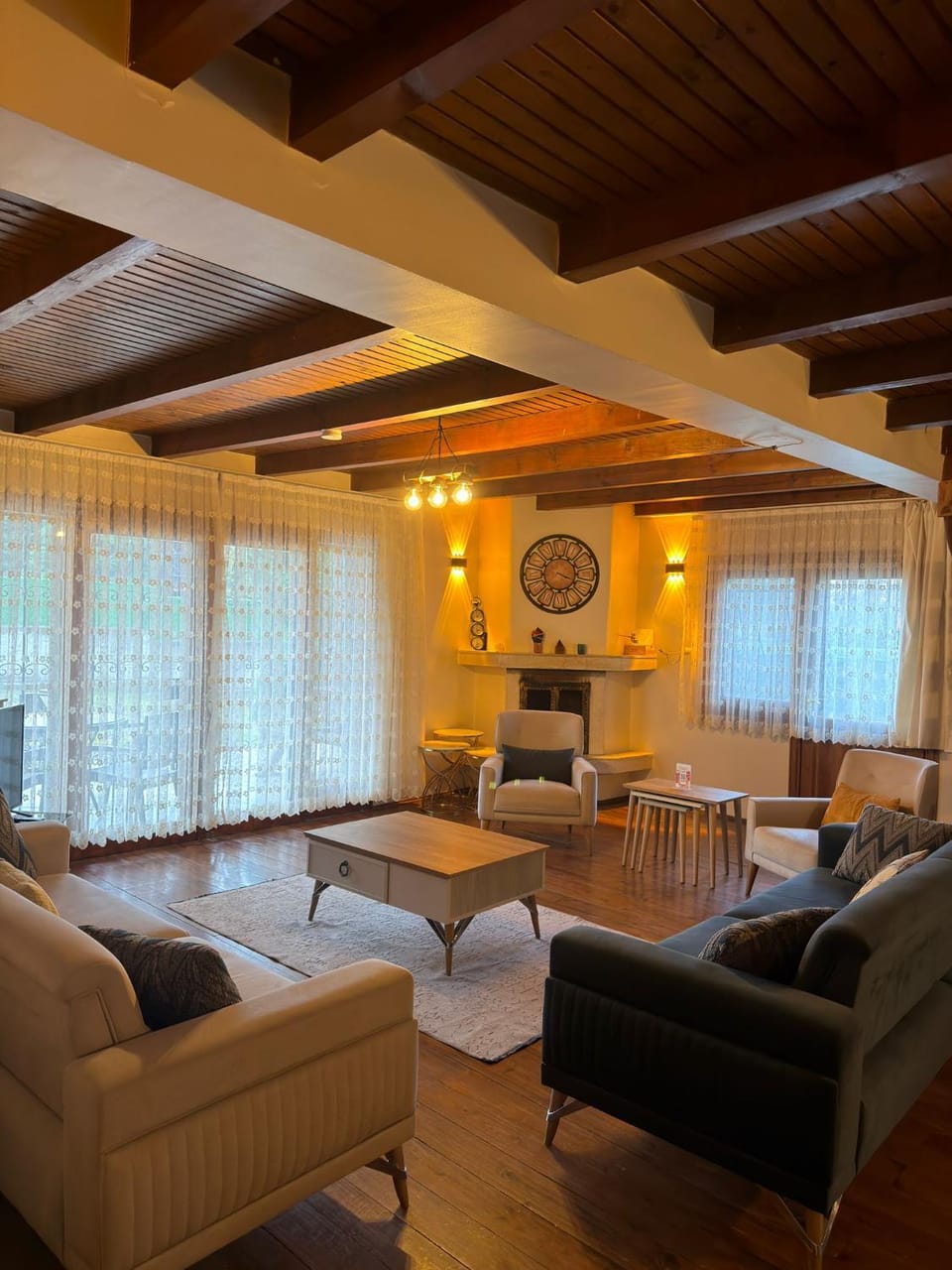 Communal lounge/ TV room, fireplace