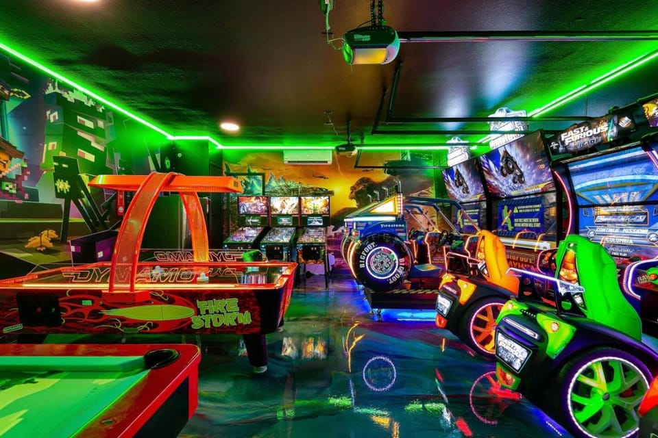 Abyss with Waterslides and Game Room House in La Quinta