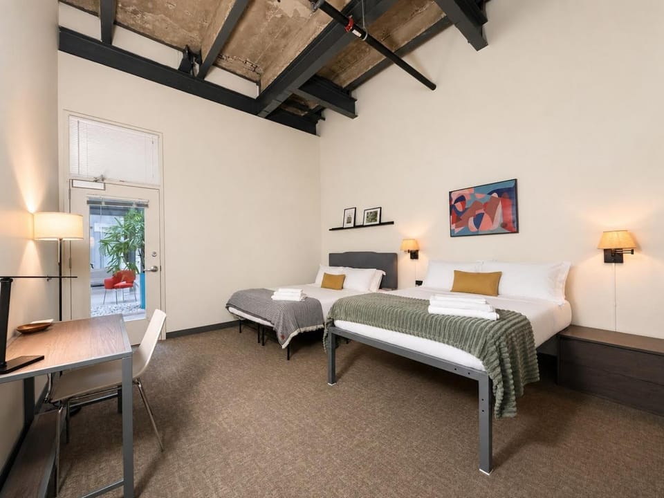 Cream City Industrial Loft Near Fiserv with Parking - Suite 2 - Sleeps 8 Apartment in Milwaukee