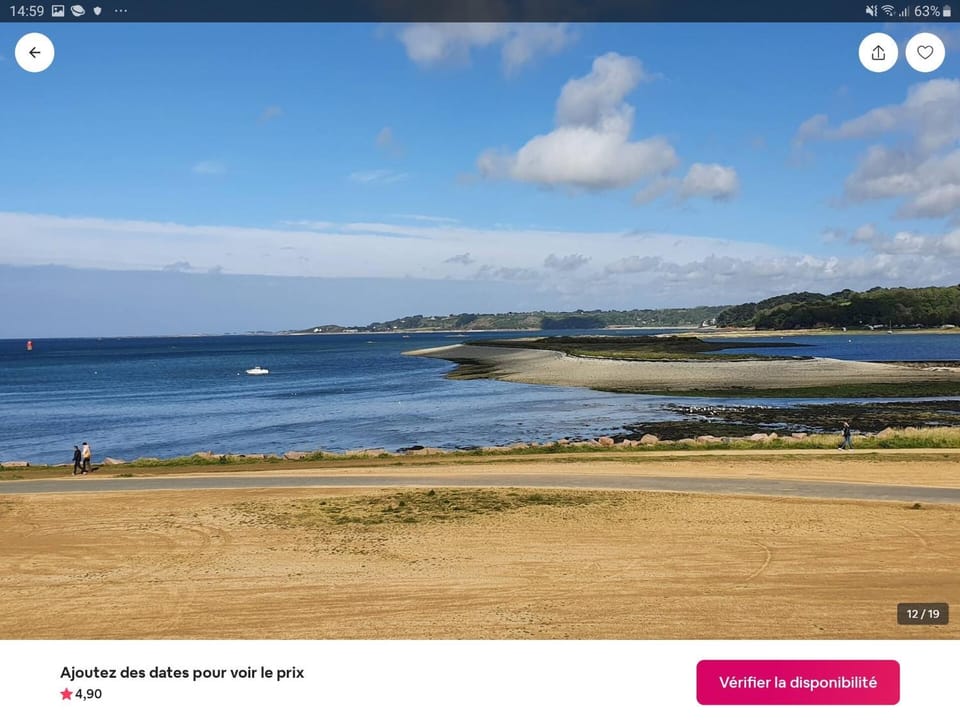 Appartement face à la mer Apartment in Louannec