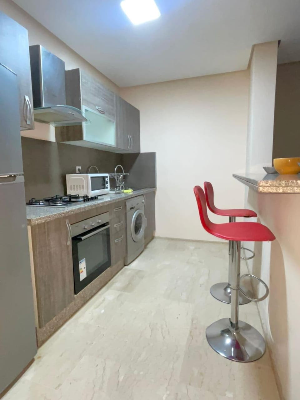 Dining area, dishwasher, minibar, oven, toaster, washing machine, dryer