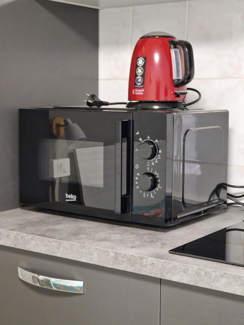 Kitchen or kitchenette, microwave, kitchen, kitchen