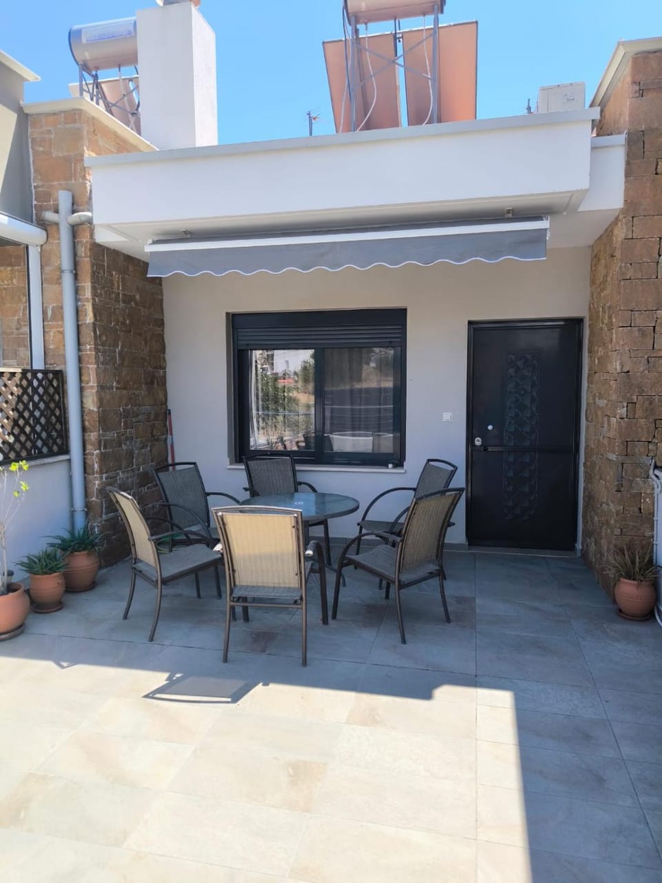 Property building, Patio