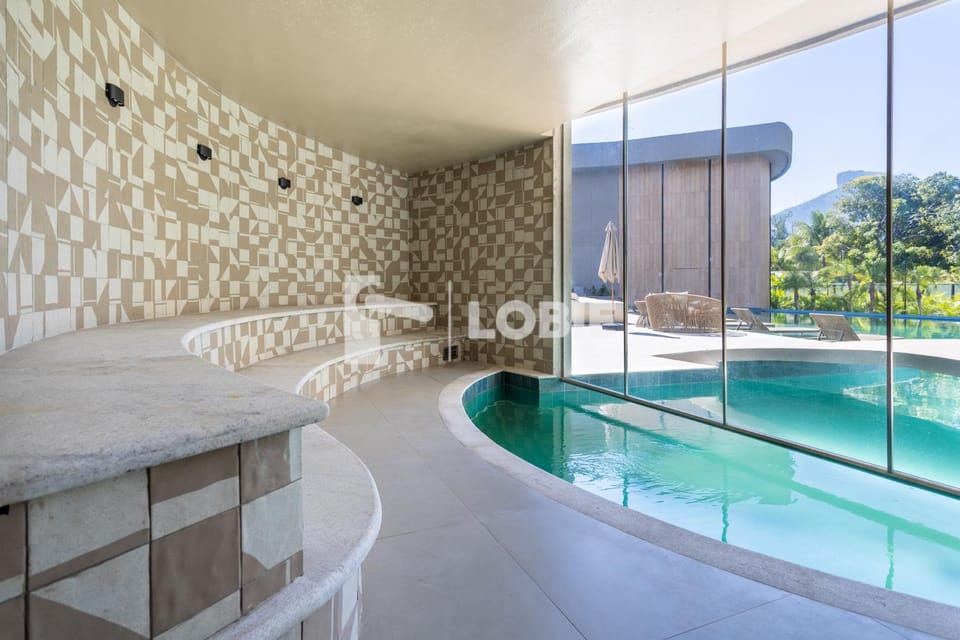 Sauna, Steam room, Spa and wellness centre/facilities, Pool view, Swimming pool
