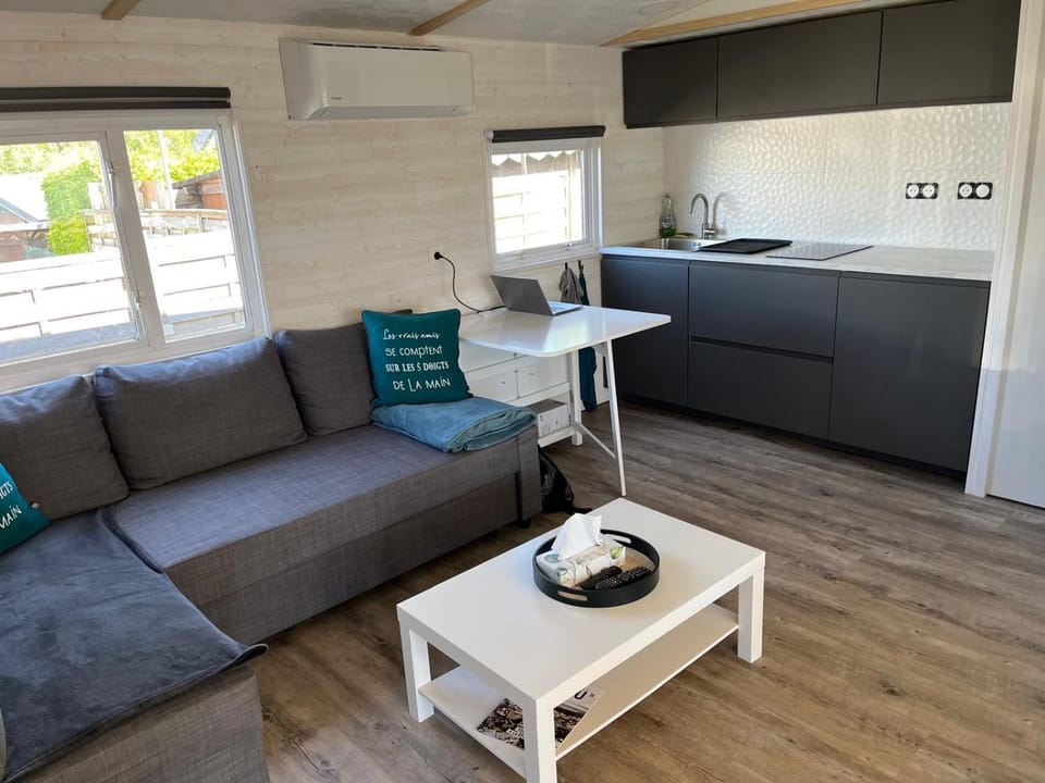 Kitchen or kitchenette, Living room, Seating area, pet friendly