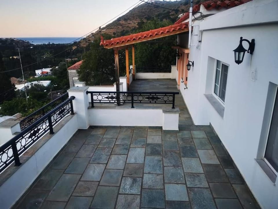 Andros Traditional Home with Sea View Terrace House in Decentralized Administration of the Aegean