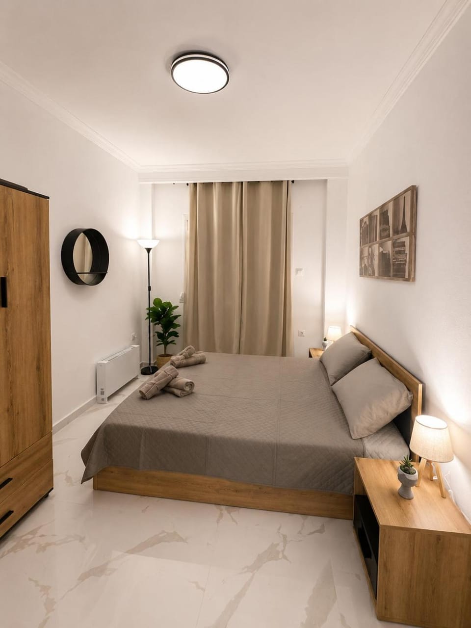 Bed, Photo of the whole room, Bedroom, wardrobe