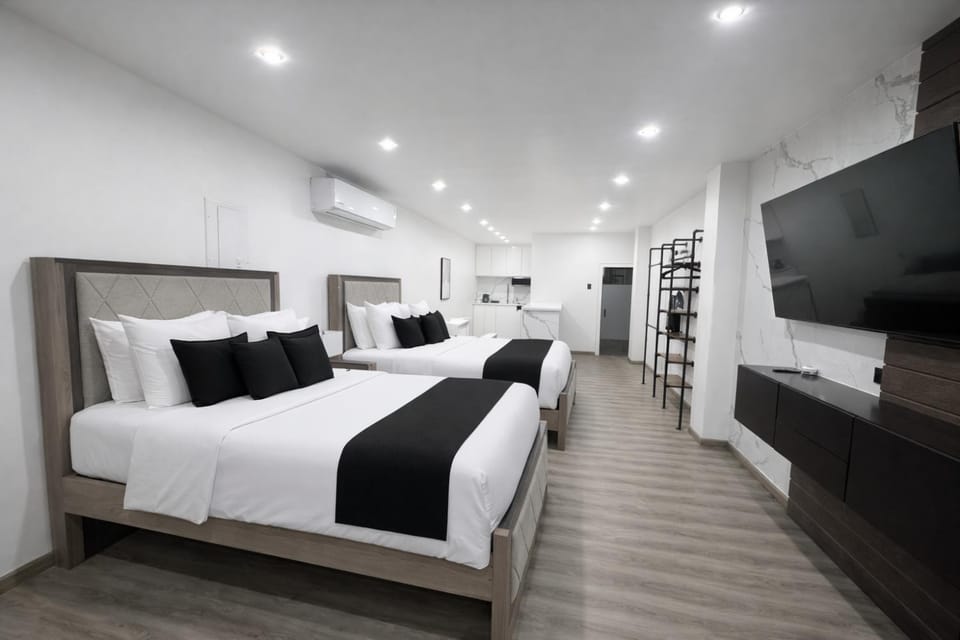 The Hive Boutique Hotel Double Queen Room 110 Hotel in Western Tobago