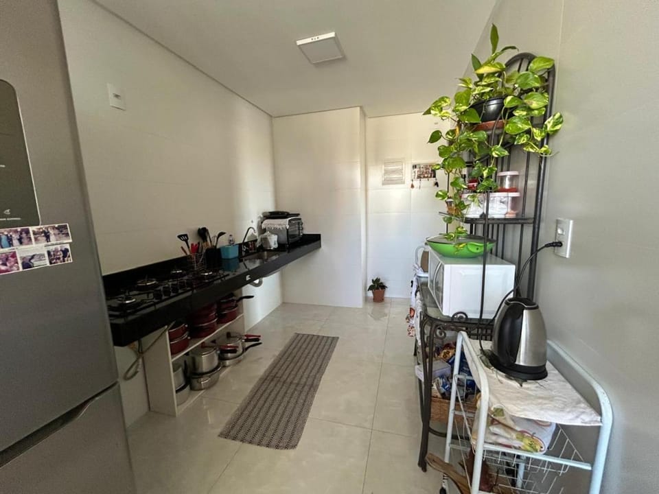 Kitchen or kitchenette, microwave, oven