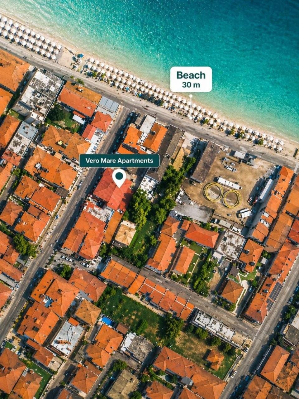 Property building, Neighbourhood, Beach, Location
