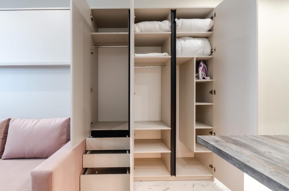 flat iron, wardrobe