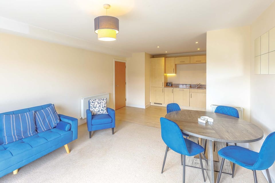 Kitchen or kitchenette, Living room, Dining area