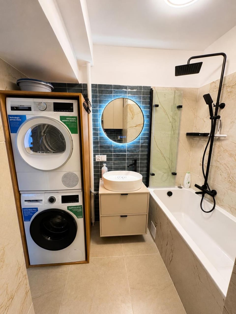 hair dryier, washing machine, dryer