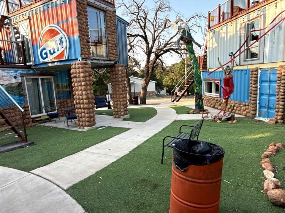 accessibility aid-Accessible Tiny House with Patio Near Bath Lake in Medicine Park, Oklahoma House in Medicine Park