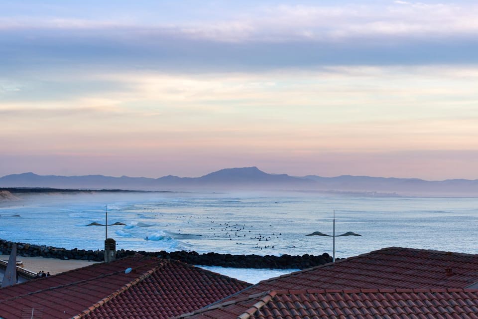 Beach, Sea view, Sunset