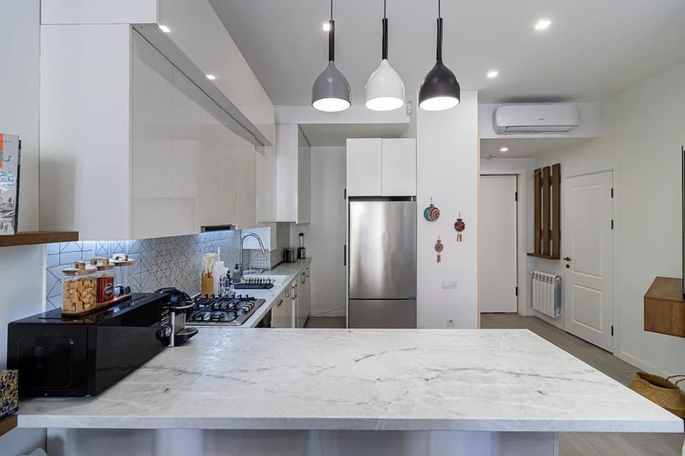 microwave, kitchen, air conditioner