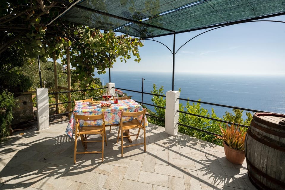 Patio, Day, Balcony/Terrace, Dining area, Sea view