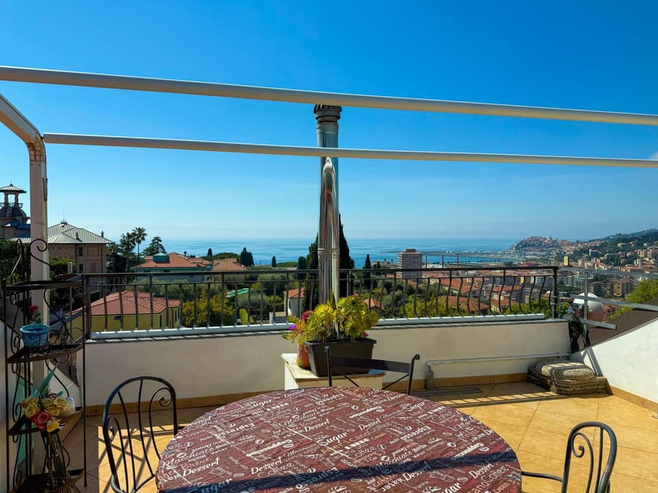 View (from property/room), Balcony/Terrace, Sea view