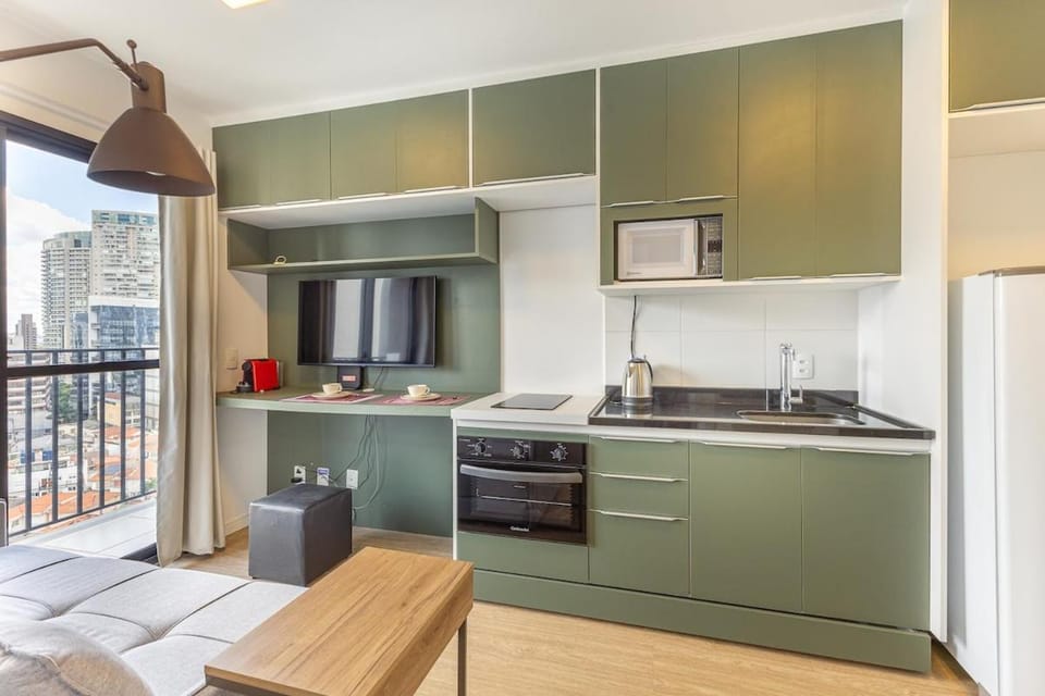 1607 Pinheiros · Studio em Pinheiros: 8min do Metrô Faria Lima Apartment in Sao Paulo City