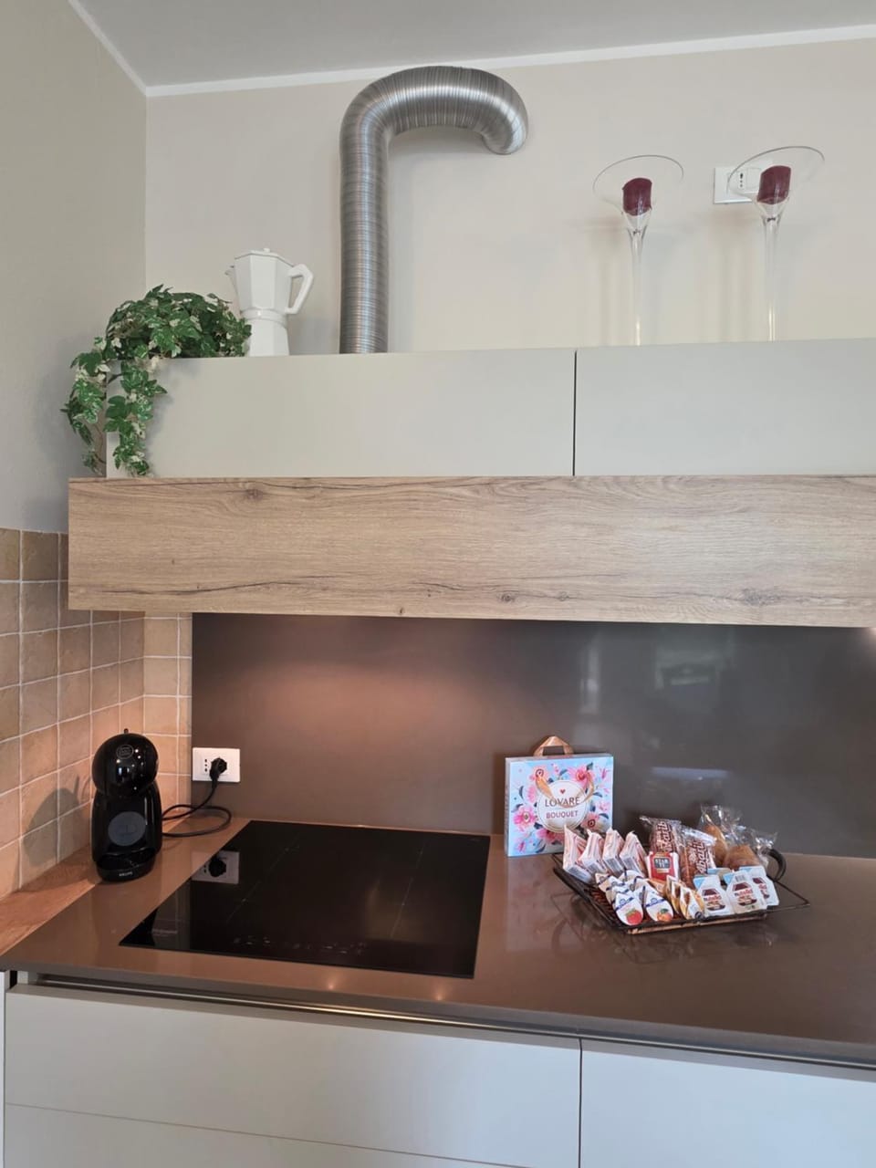 Coffee/tea facilities, Kitchen or kitchenette, stove