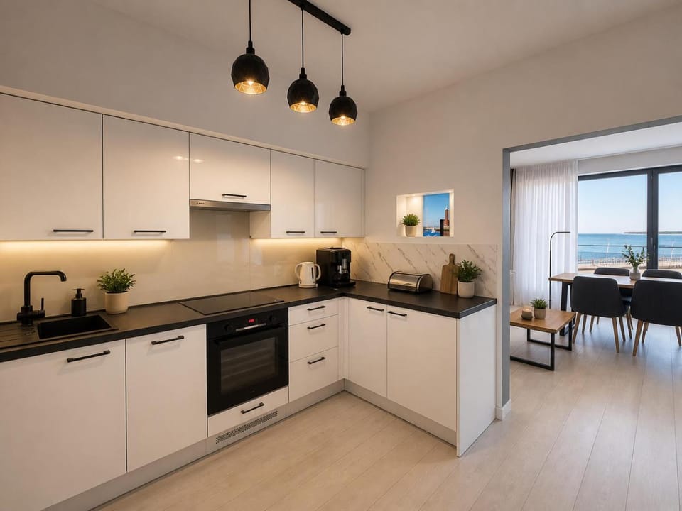 Coffee/tea facilities, Kitchen or kitchenette, dishwasher, stove