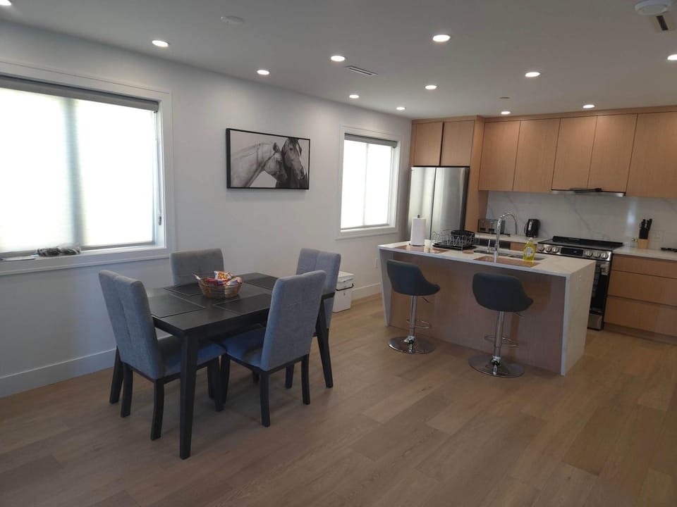 Kitchen or kitchenette, Dining area, oven, stove