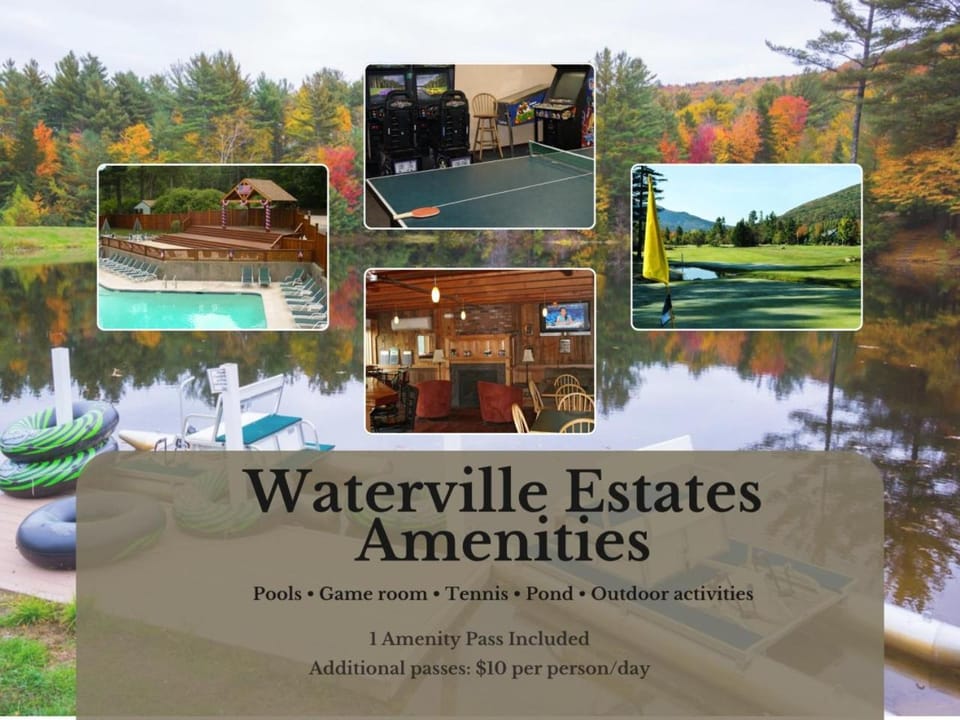 Adventure Retreat, Hot Tub & Pool, Waterville House in Campton