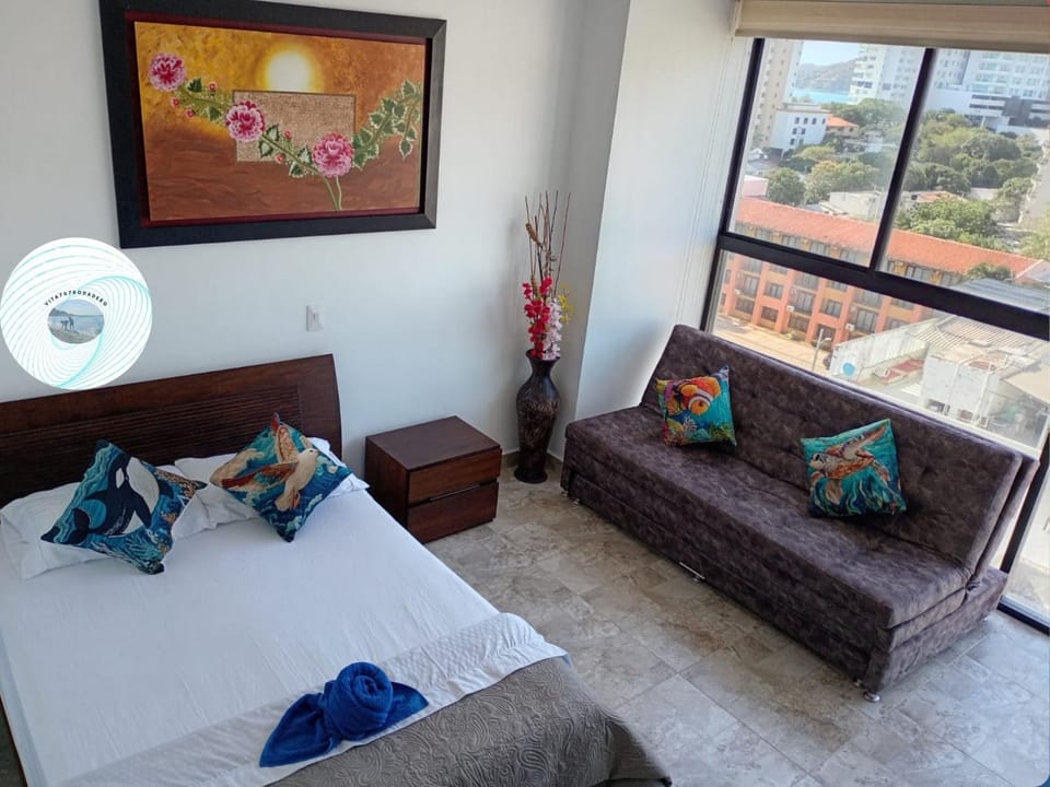 Bed, Living room