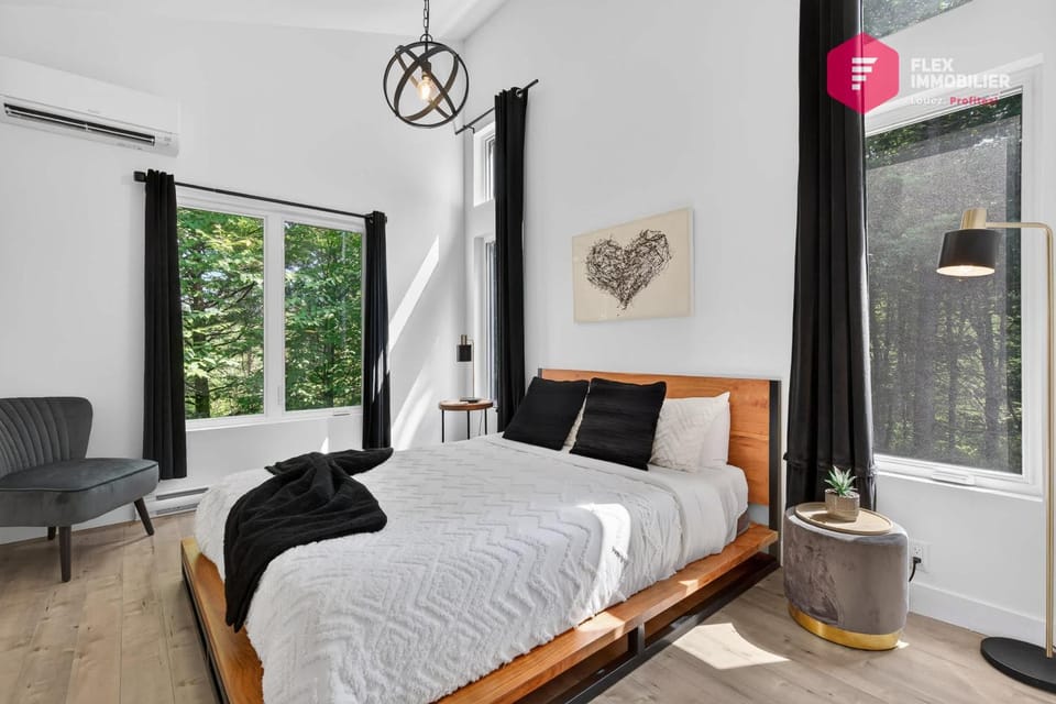 L'Azur de Portneuf - Chalet lumineux avec spa et véranda à Pont-Rouge - Resort près de Québec House in Quebec