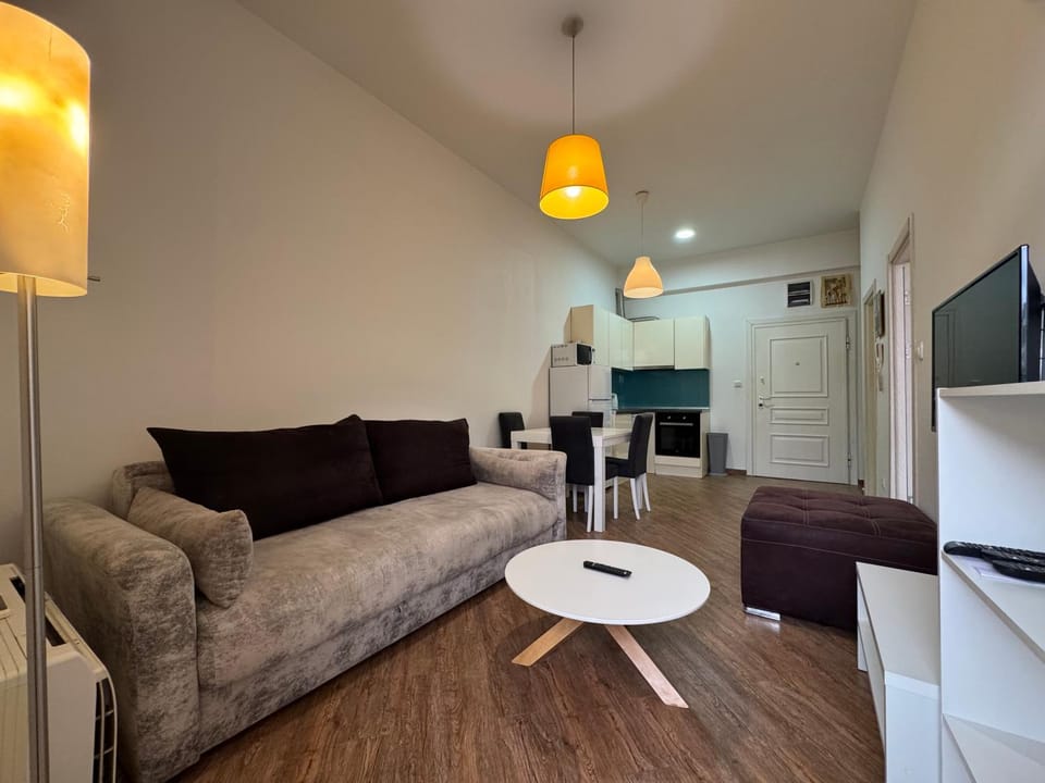 TV and multimedia, Kitchen or kitchenette, Living room, Seating area