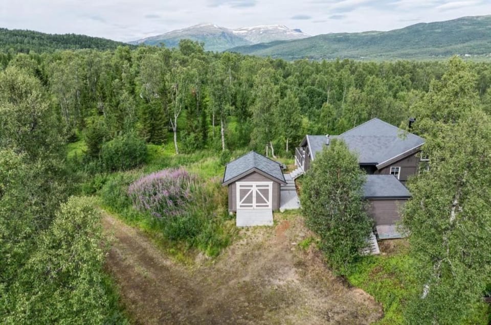 Wilderness Villa with the panorama lakeview Chalet in Nordland, Norway