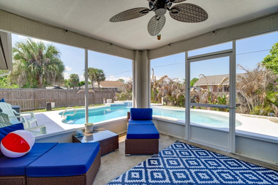 Fun in the Sun! Modern Palm Bay Gem with Pool and Yard House in Melbourne