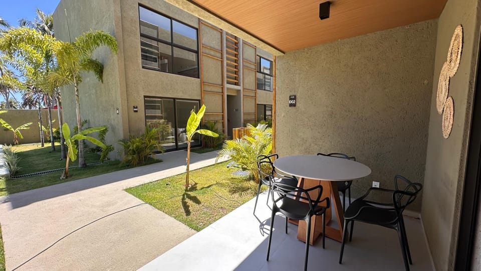 High Standard Two Suites Apartment Balcony Patacho Beach Porto de Pedras AZUK D02 Apartment in State of Alagoas, Brazil