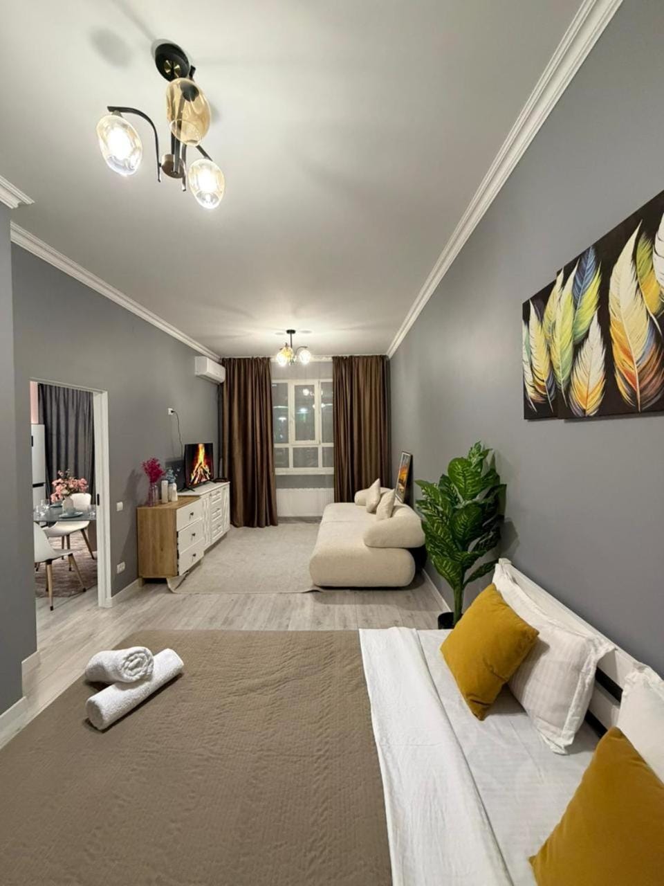 Bright Apartment & Arbat Street Apartment in Almaty