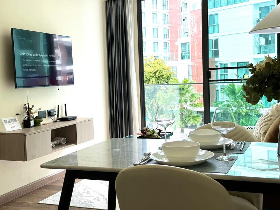 舒适温馨泳池大一卧e3 Apartment in Chiang Mai